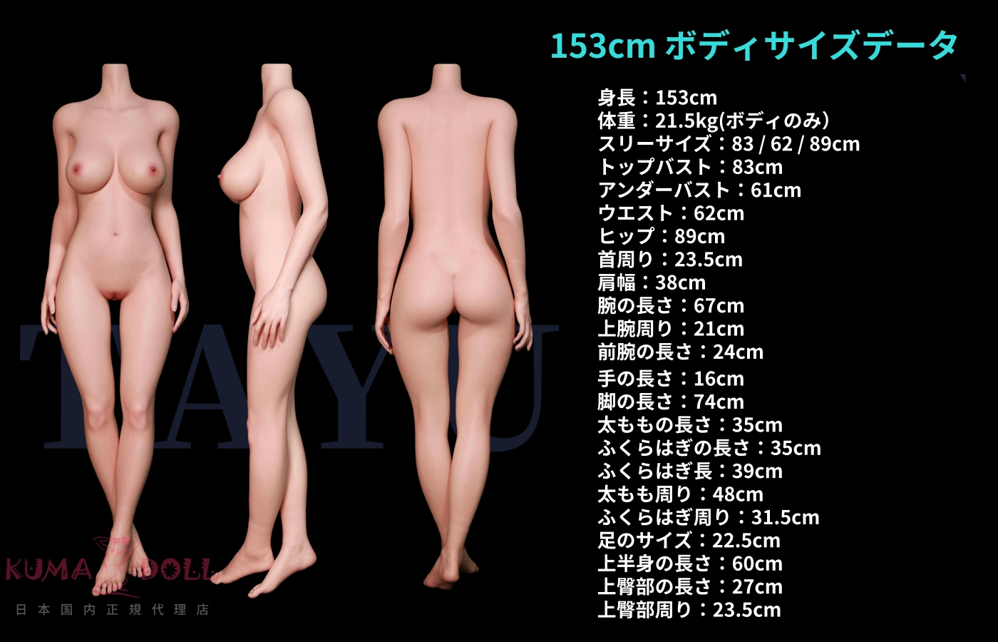 ARTDOLL セックス 人形 153cm Fカップ