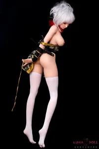 シリコン製リアルドール 銀髪美女