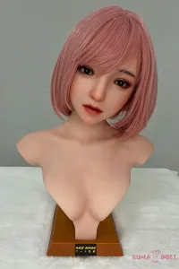 首関節付きで可動自在な Art-doll シリコンラブドール ヘッドスタンド