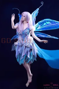 幻想的な紫髪エルフ美女ダッチワイフ