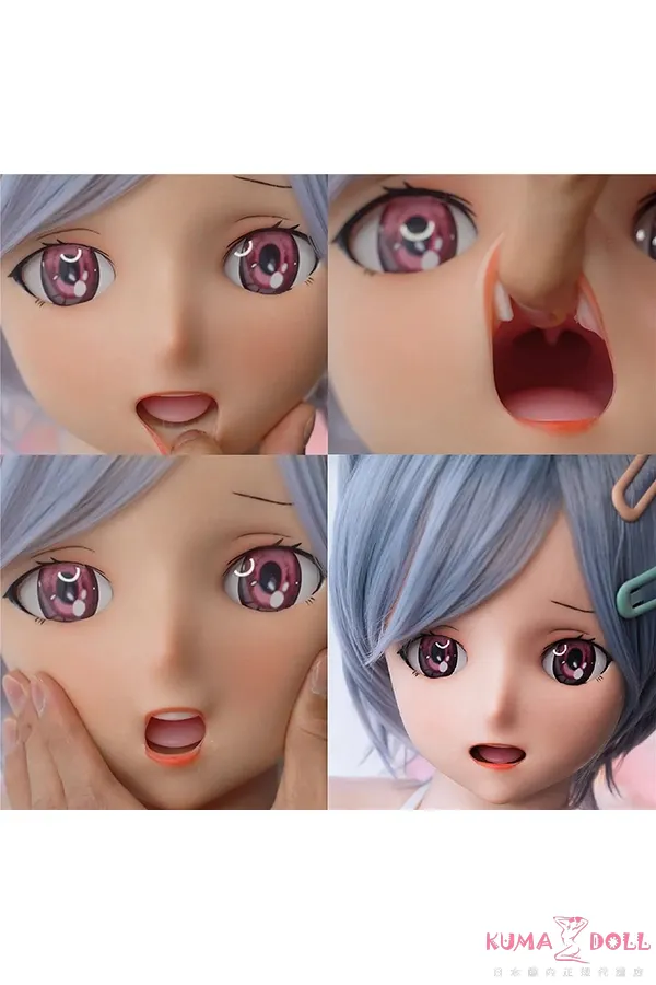 キュットなドール頭部 軟質シリコン製 口開閉機能付 Real Girl アニメ