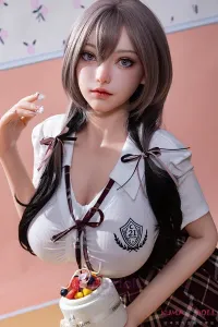 S49凛紅ツインテール制服美女ラブドール