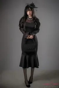 黒い服セックス人形