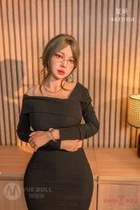 黒タイトドレスの魅力的なアダルト人形 YUEdoll夏妍