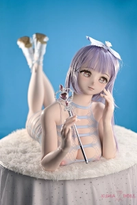 153cm Iカップ アニメ顔ダッチワイフ 紫乃 Shino ポージング