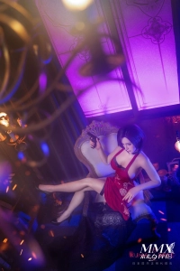 妖艶表情 梦琪 163cm 赤スリット 等身大
