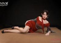 艶美梦琪 深紅扇子 Dカップ エッチ ドール