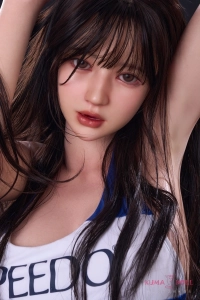 濡れ感ブルー水着のFカップラブドール
