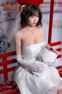 シームレスボディ花嫁ラブドール160cm美肌モデル