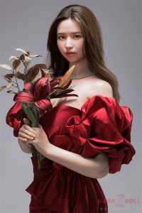 深紅ドレスの桜子ヘッド168cmFカップラブドール