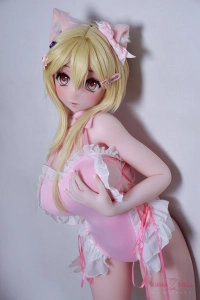 オレンジ色の瞳 リアル ドール