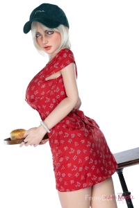 赤いドレス 巨乳 ラブドール Gカップ Maryヘッ