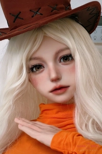 雪惠 白金ブロンドヘア 高級シリコン ラブドールYFDOLL