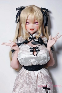 ピンクの大きなアニメアイ 可愛い ダッチワイフ Elsa Babe 花坂纱良