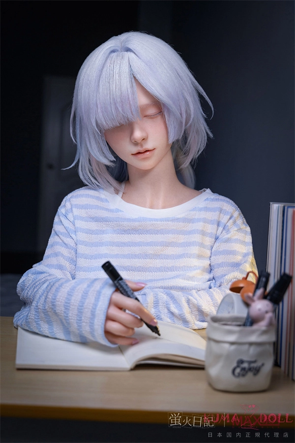 蛍火日記 153cm Aカップ ラブドール 琉璃ヘッド 儚き美少女 幻想的な白銀の髪
