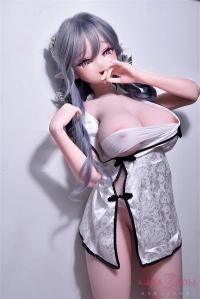 アダルト人形 エッチ 人形 148cm 伊集院真姬 銀髪 エルフ耳 刺激的 幻想的