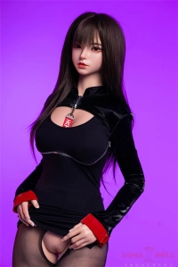 sex doll 163cm 白桃ヘッド チャーミング 艶やかな黒髪 プレミアム