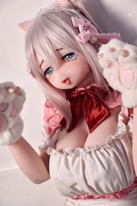 148cm Lカップ エロ 人形 RAD051ヘッド 二次元猫メイド 爆乳