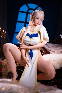 166cm Eカップ FUDOLL 精霊ヘッド 金髪ナチュラル エルフ ラブドール