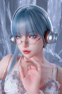 青髪 美少女 メガネ スマート セクシー エッチ 人形 Faye