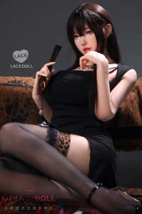 高級感 黒衣装 スレンダーボディ リアル ドール LACEDOLL 晚冰