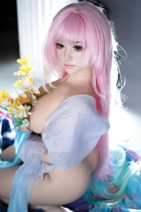 桃色の長髪が眩しい 等身 大 セックス ドール 163cm YFDOLL 桃子