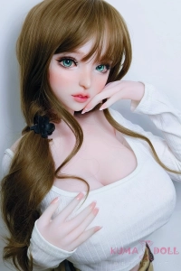 優雅ロングヘア カスタマイズ可能 アニメ 顔 ラブドール 香澄悠里