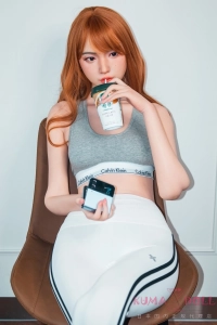 オレンジヘア美少女 軽量化モデル セックス ドール SUYEON