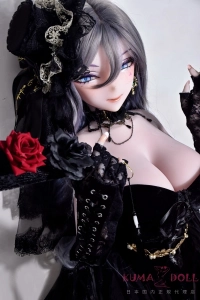 アニメ顔 sex ドール ゴシックロリータ 黒衣装 宫代千晴