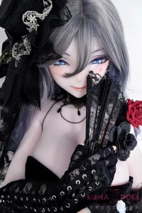 ゴシック系 アダルト ドール 青い薔薇 アニメフェイス AHR024