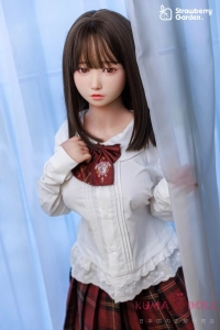 イチゴ園 149cm Cカップ 白桃ヘッド 制服風スタイル リアルドール
