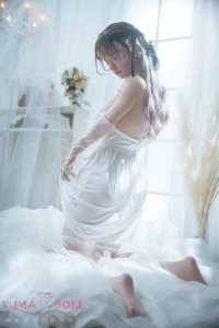 153cm Aカップ 上品なウェディングスタイル ダッチワイフ 琉璃