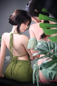 LACEDOLL らぶどーる 緑セクシーワンピース アジア美人