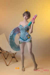 水着姿 遊び心のある若い顔 シリコン ラブドール SHIO