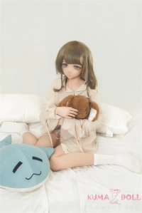 ゆったりとした白い服をまとうアニメ風rabudo ru
