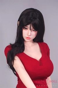 LACEDOLL 163cm Hカップ 晚冰ヘッド 深紅のトップスのラブドール カスタマイズメイク