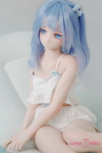 Tsumugi シリコン ラブドール 青い髪 アニメ顔