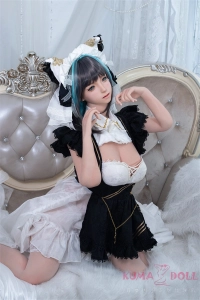 黒髪ボブ×ブルーのインナーカラーrealdoll
