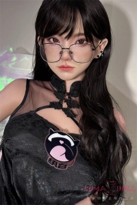 WTDOLL 160cm Cカップ S3 米可ヘッド  丸眼鏡を合わせた知的なラブドール フルシリコン製 ROS機能付き