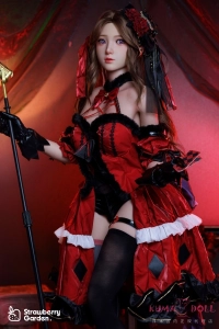 長いウェーブヘア イチゴ園 Strawberry Garden sex doll