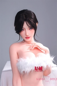 ふんわりとした白いファーをまとい 158cm Eカップ 初夏 リアル ラブドール