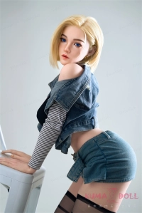 【Normaシリーズ】 Yuluoclub・御蘿社 160cm Fカップ 绮萝ヘッド 人造人間18号コスプレ姿のアダルト ドール