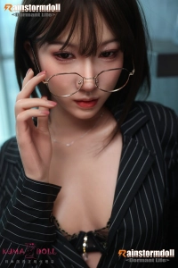 メガネ 熟女リアル ラブドール Rainstorm Doll Masami
