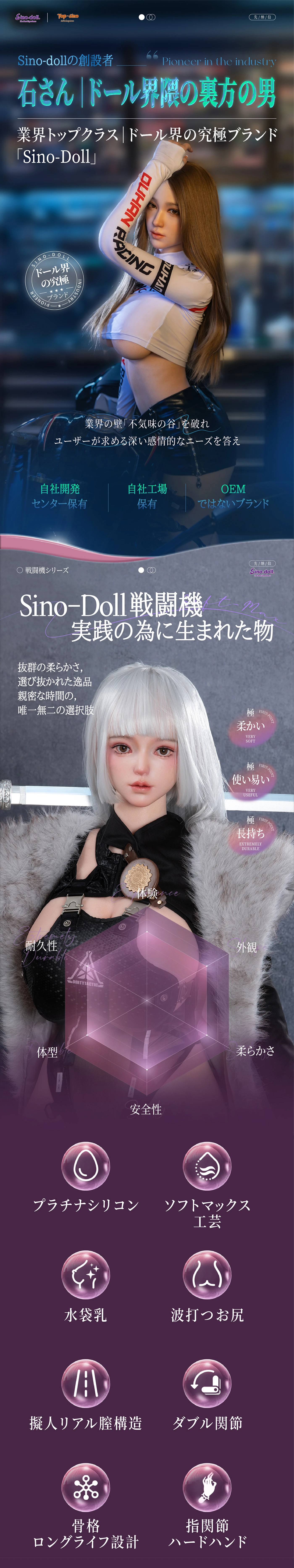 SinoDoll 154cm ラブドール