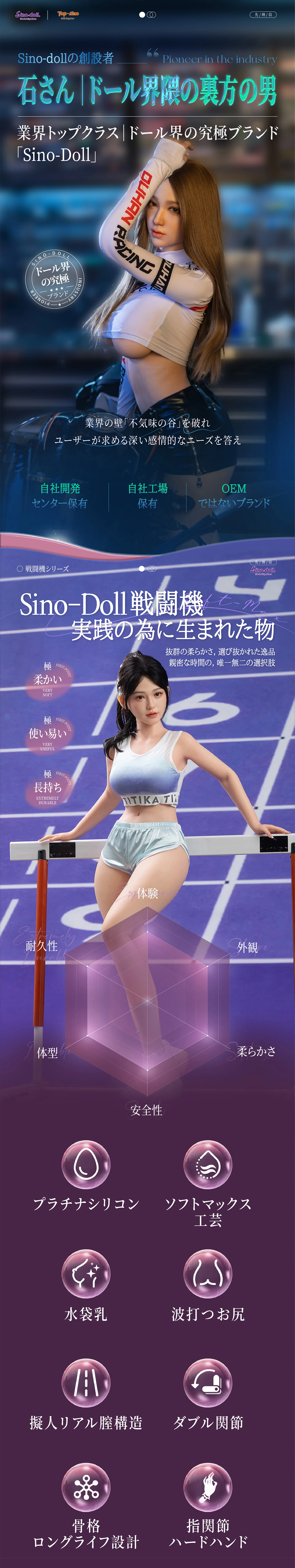 SinoDoll 156cm ラブドール