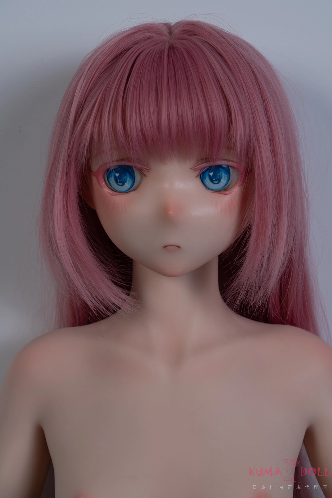 Kiradols Tsumugiヘッド アニメラブドール 顔のクローズアップ
