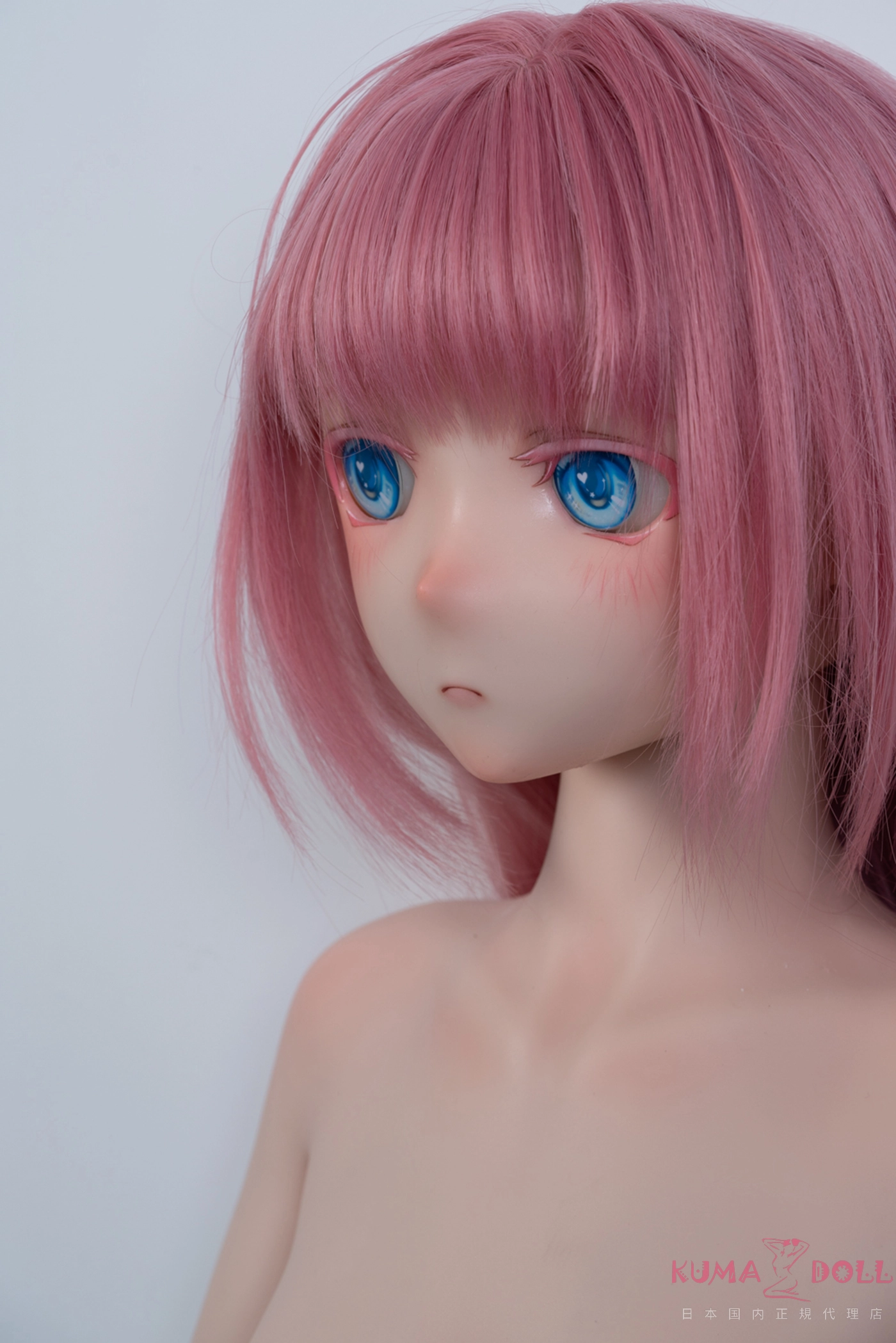 Kiradols Tsumugiヘッド アニメ系ラブドール 左側の顔