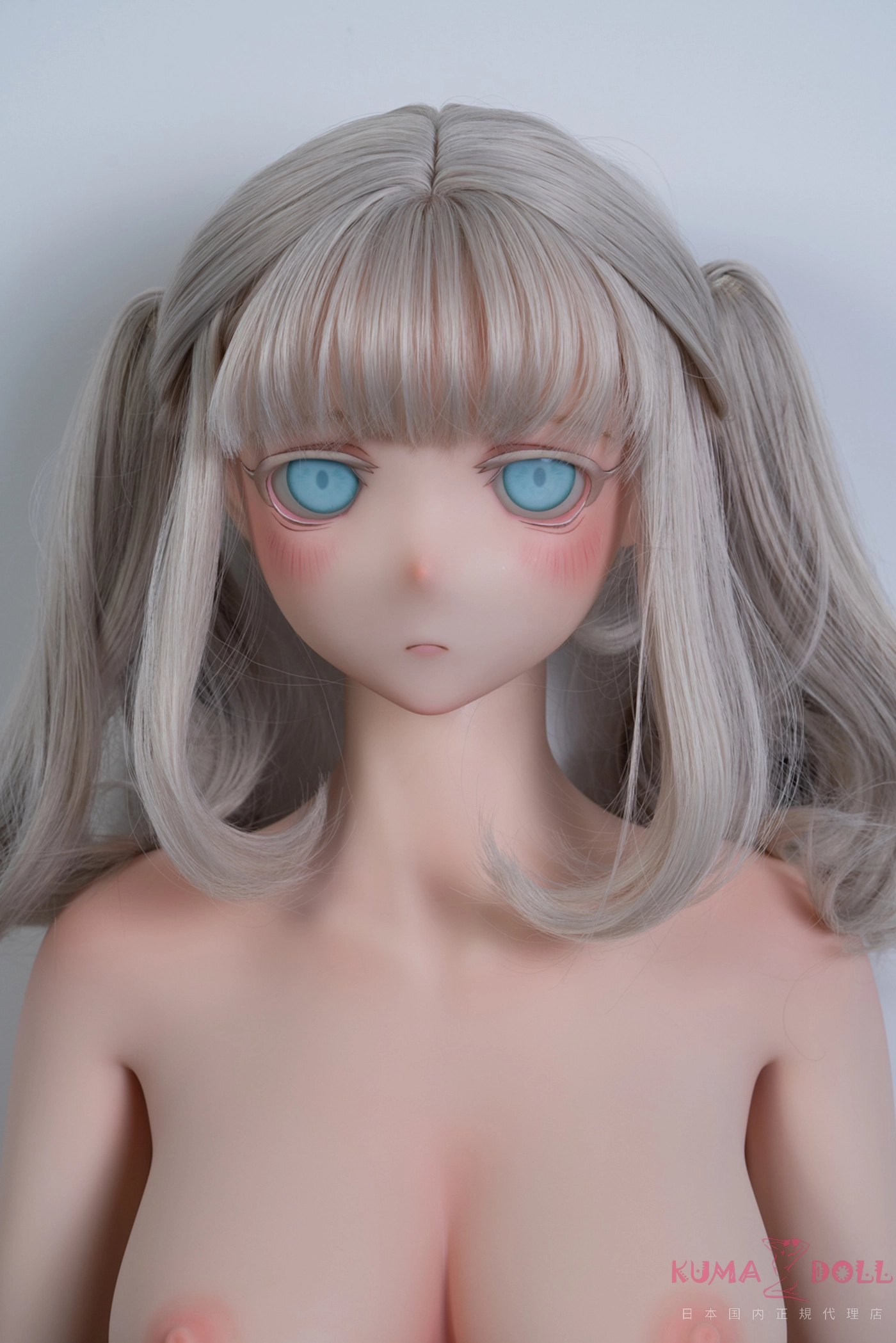 Kiradols #KH003-B Tsumugiヘッド 天使 アニメラブドール 顔のクローズアップ