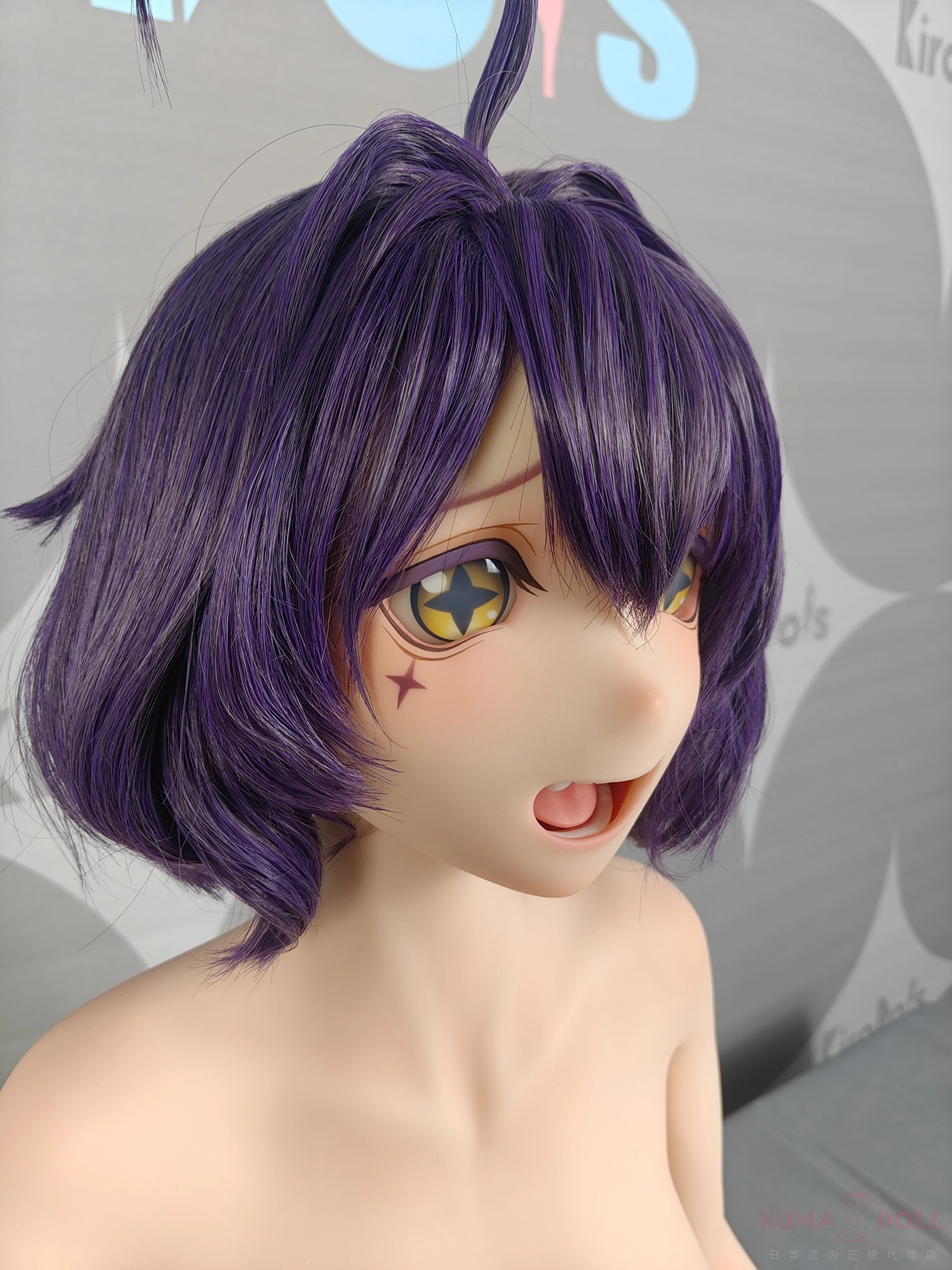 Kiradols #KH001-D1 Kurakoヘッド ラブドール 右側の顔 実物メイク
