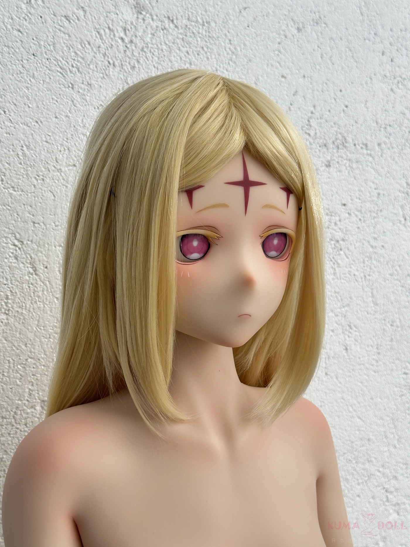 Kiradols #KH003-D1 Tsumugi 二次元ラブドール 右側の顔 実物メイク